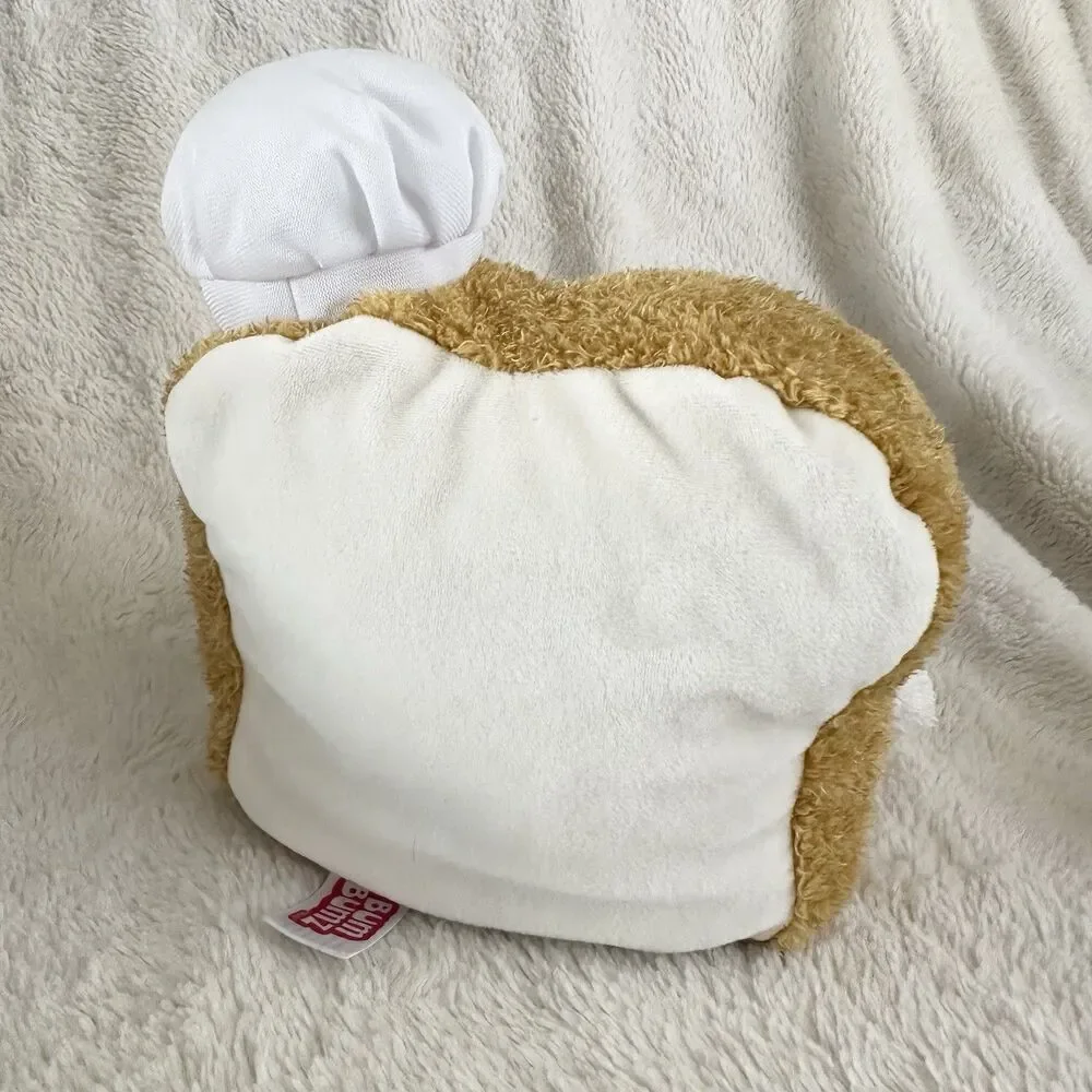 Russ Bumbumz Bakerbumz Barb Slice Of Bread Chef Hat Beanbag Plush 7” Toy